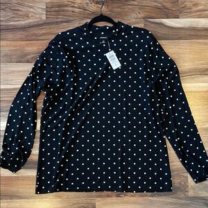 NWT Torrid Mesh Mock Neck Long Sleeve top in a size 3 3x 22 24